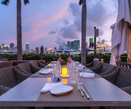 Restaurantes en Miami con vista al mar